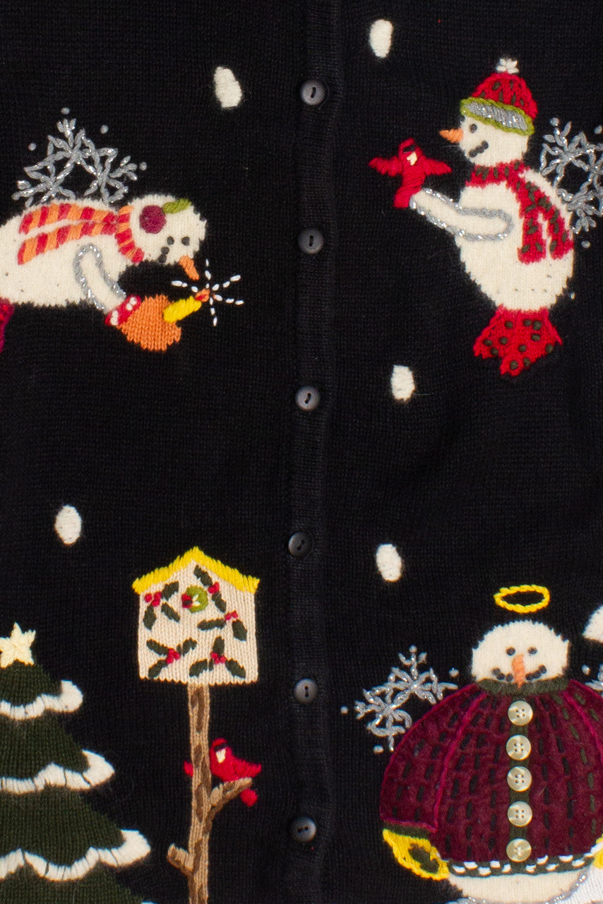 Black Ugly Christmas Cardigan 60138