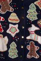 Gingerbread Cookies Ugly Christmas Cardigan 60139