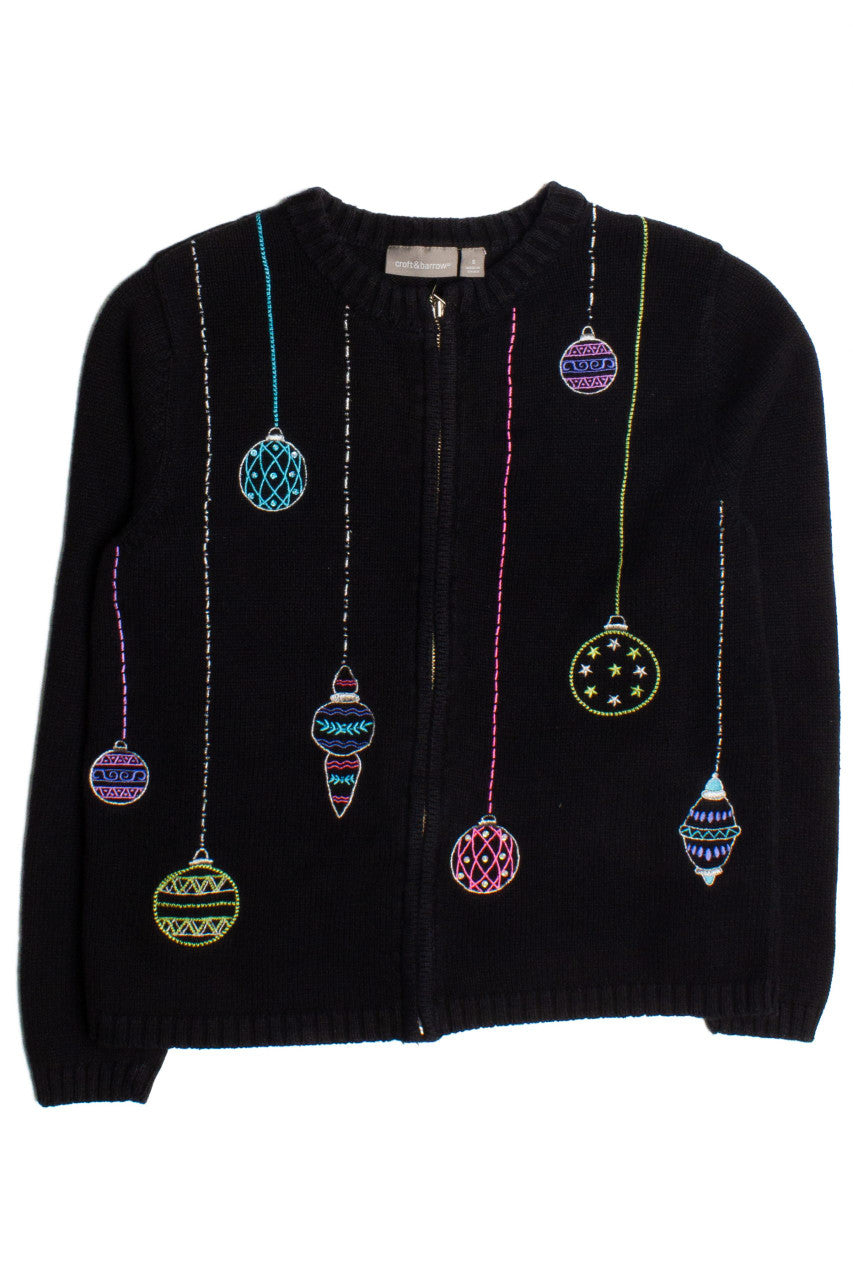 Black Ugly Christmas Cardigan 60153