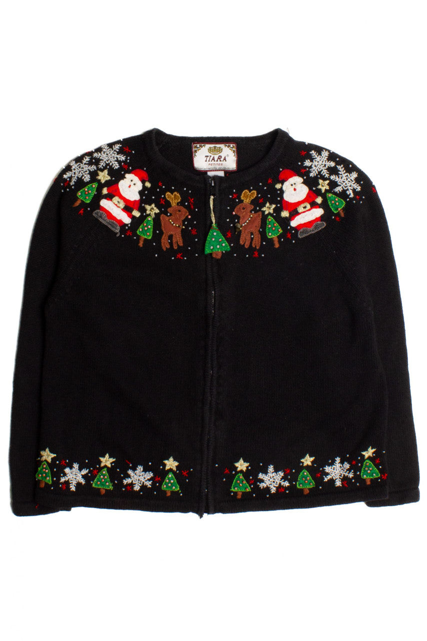 Black Ugly Christmas Cardigan 60155