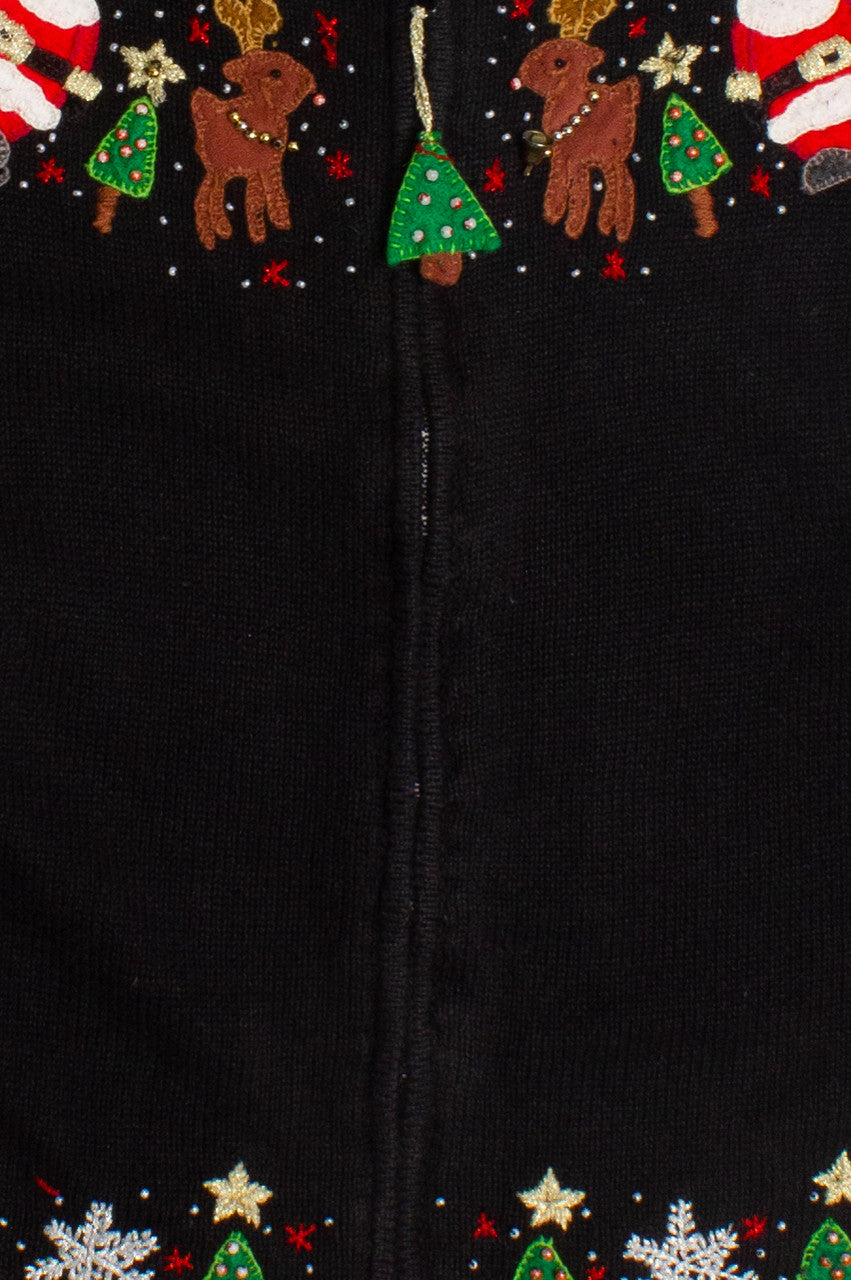 Black Ugly Christmas Cardigan 60155