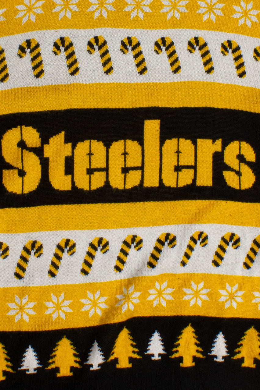 Yellow Pittsburg Steelers Ugly Christmas Pullover 60169