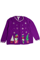 Purple Ugly Christmas Cardigan 60185
