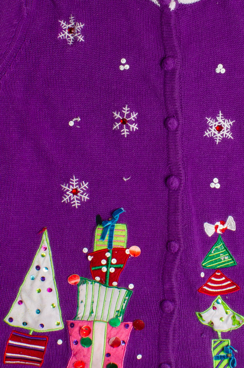Purple Ugly Christmas Cardigan 60185