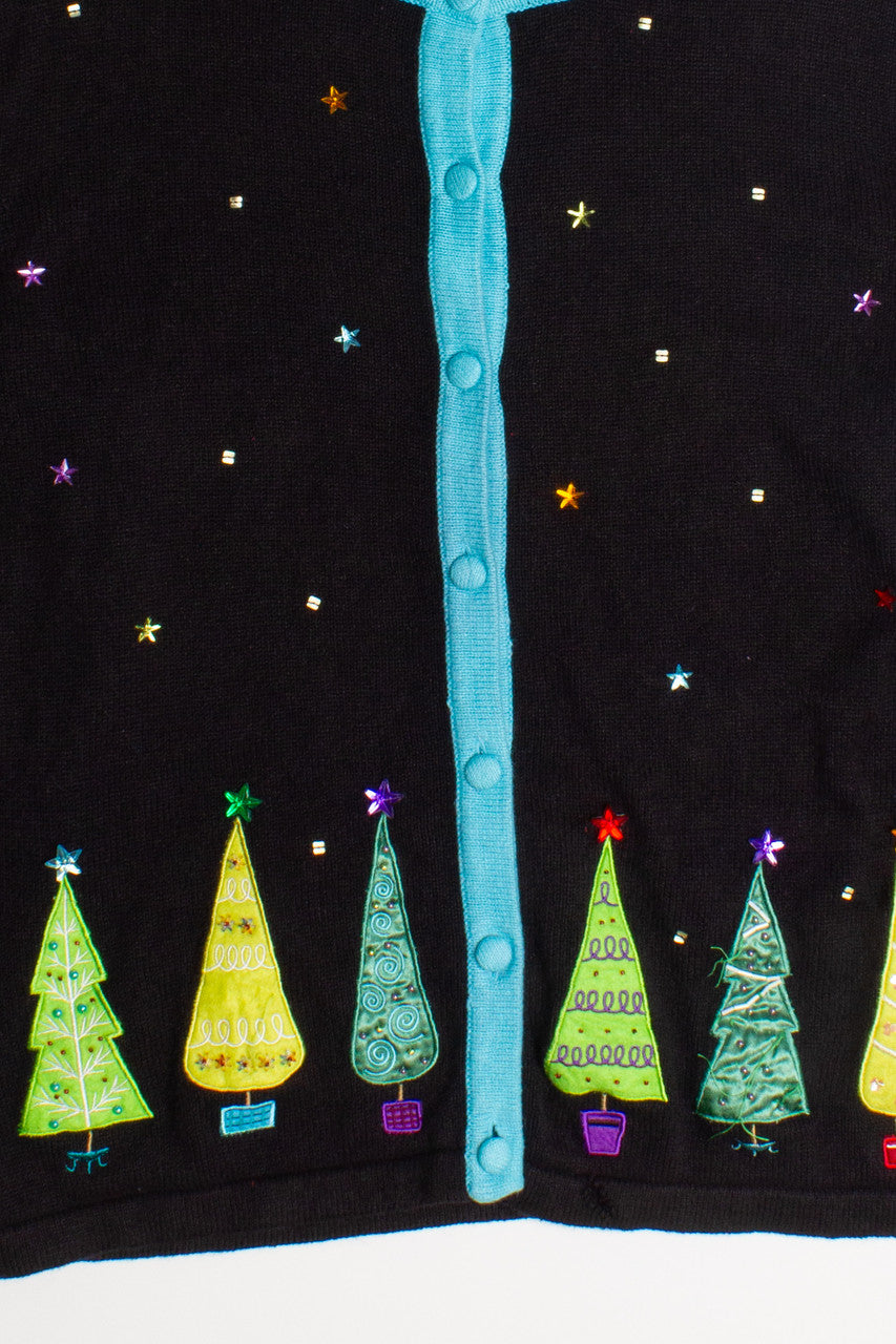 Black Ugly Christmas Cardigan 60192