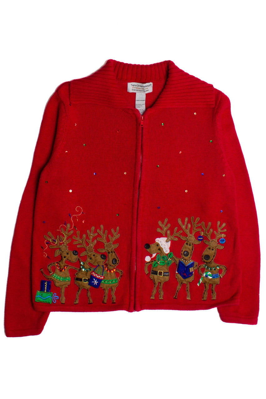 Red Ugly Christmas Cardigan 60195