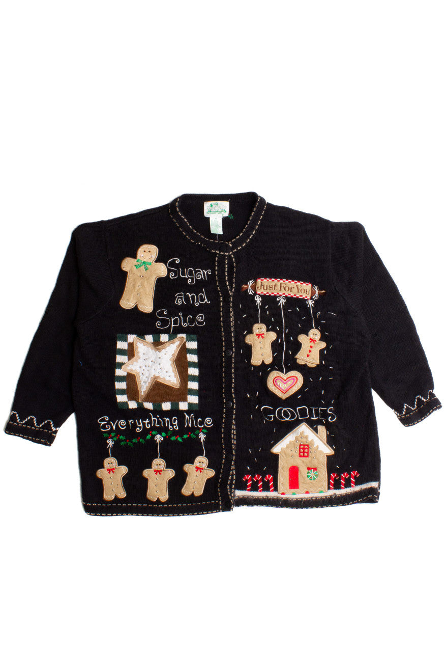 Black Ugly Christmas Cardigan 60213