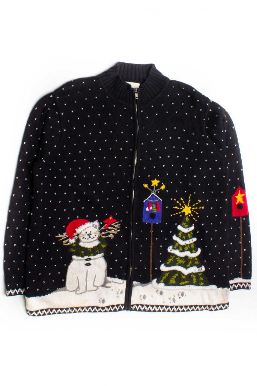 Black Ugly Christmas Cardigan 60214