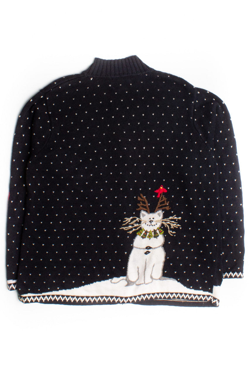 Black Ugly Christmas Cardigan 60214