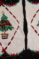 White Ugly Christmas Cardigan 60220