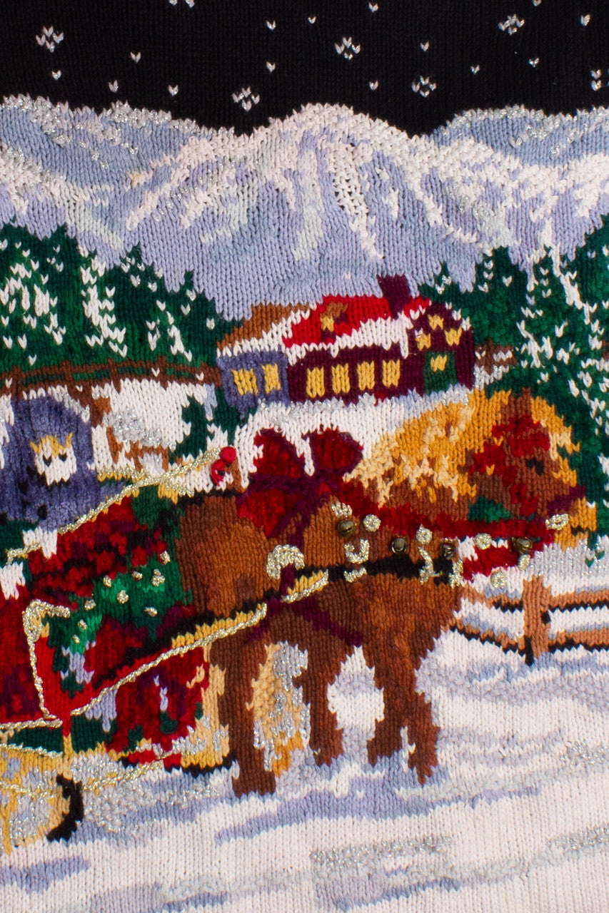 Sleigh Ride Ugly Christmas Sweater 60222