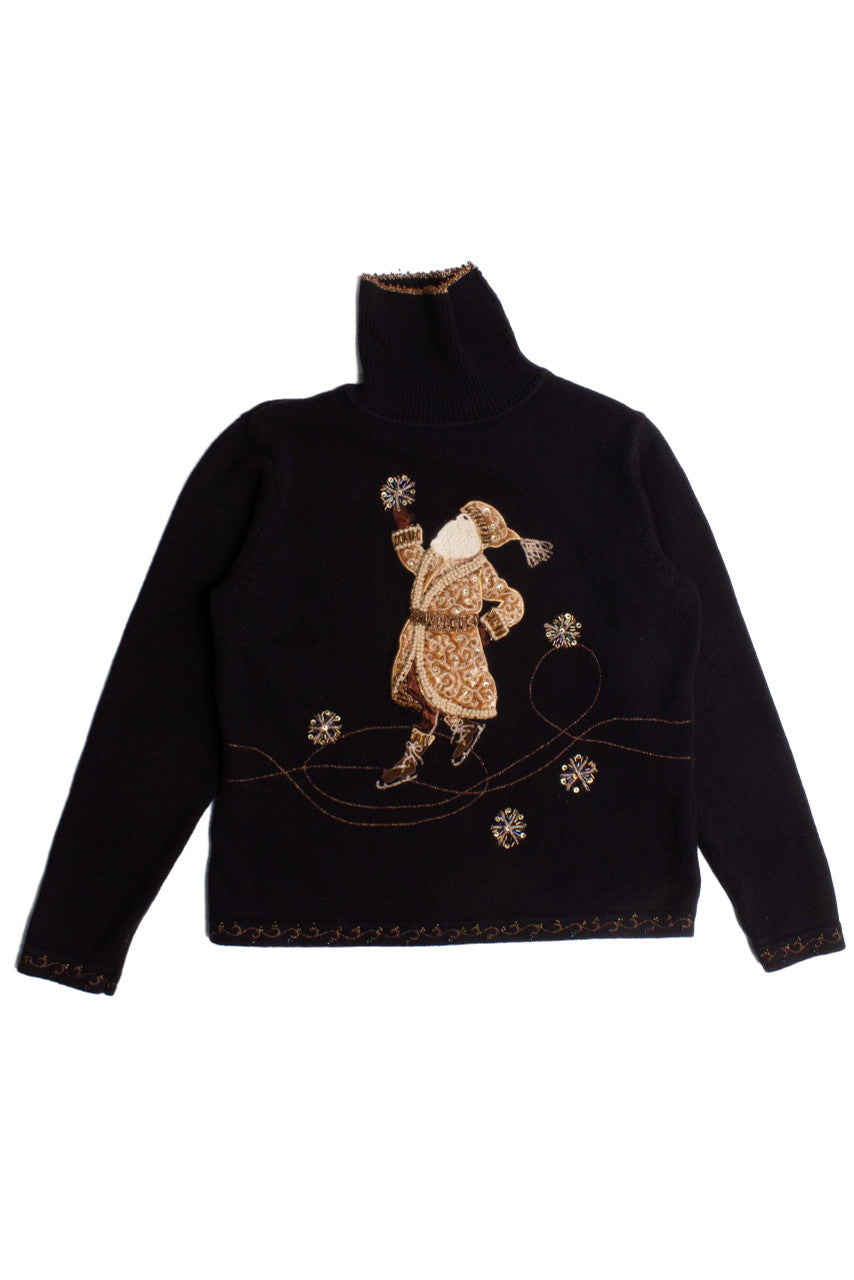 Black Ugly Christmas Turtleneck 60236