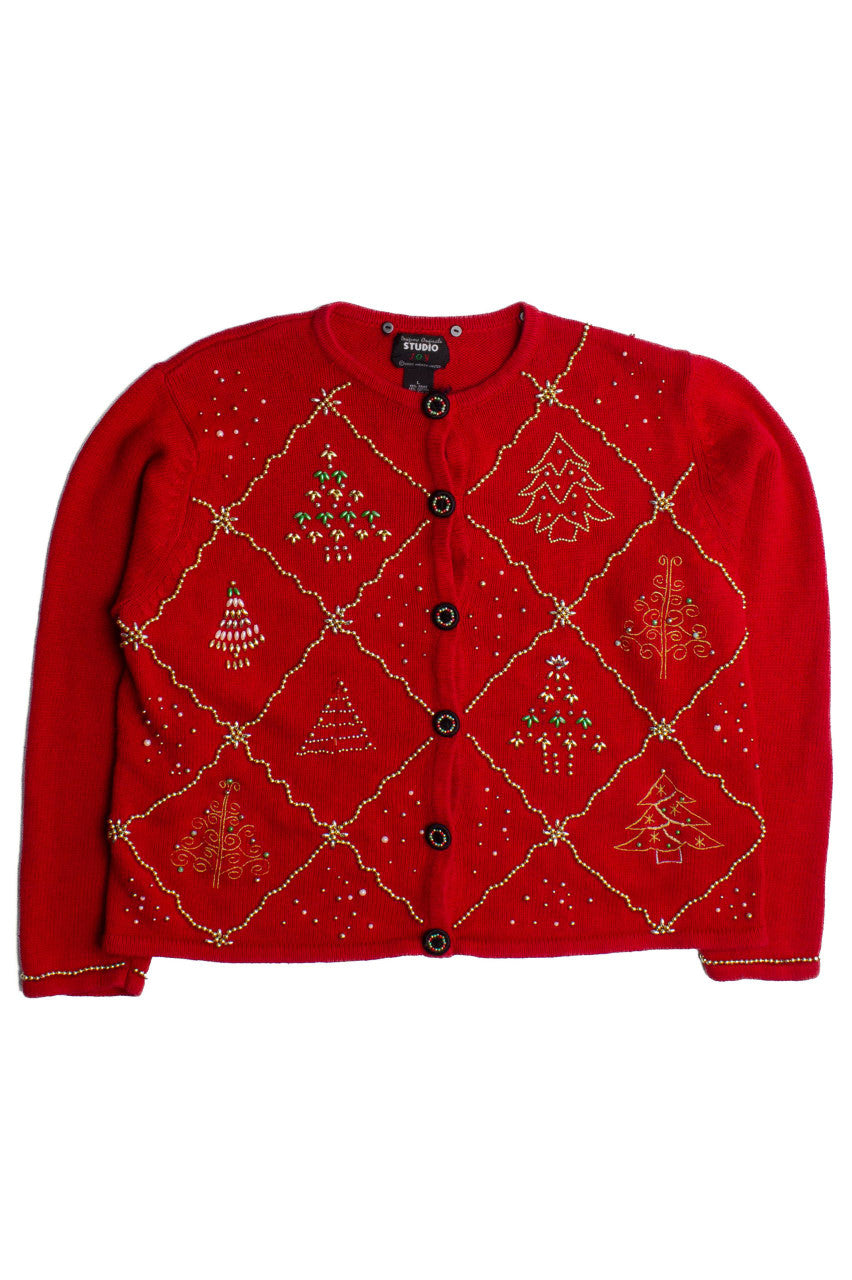 Red Ugly Christmas Cardigan 60240