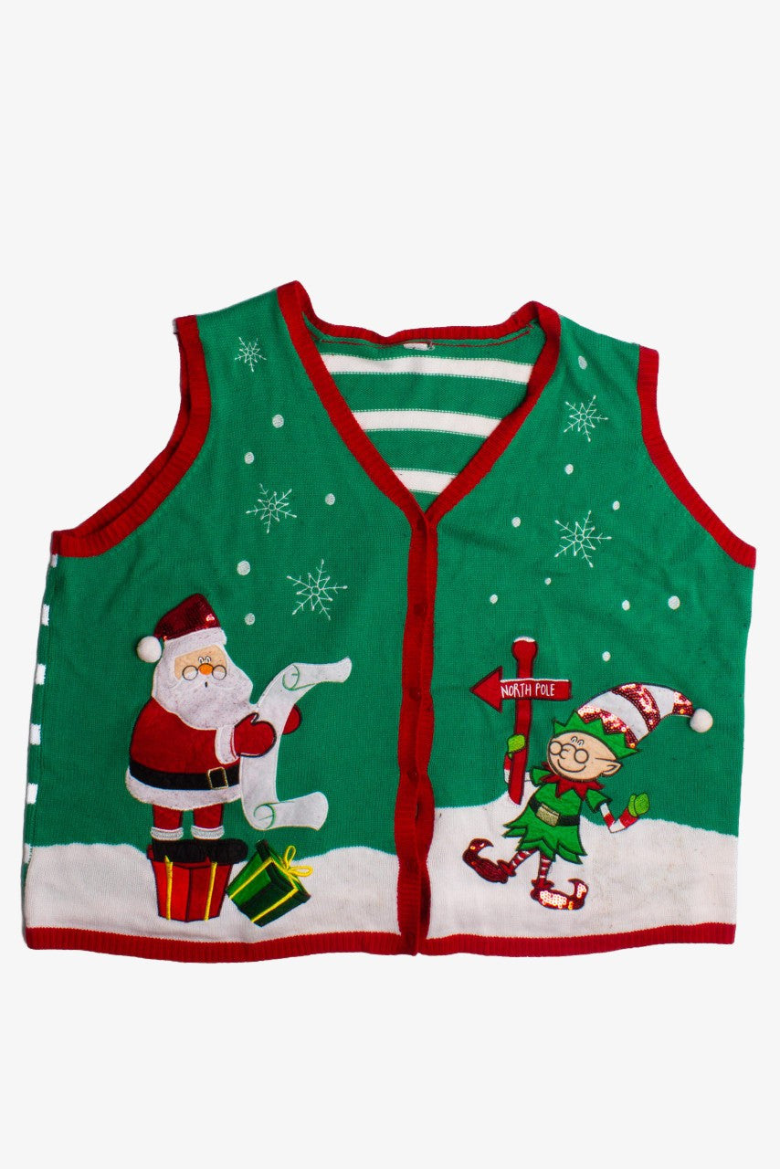 Green Ugly Christmas Vest 60288
