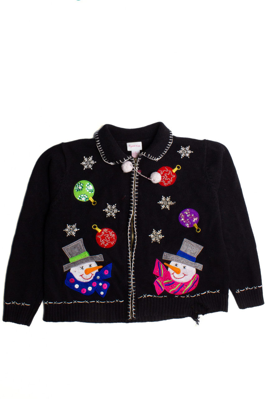 Black Ugly Christmas Cardigan 60289