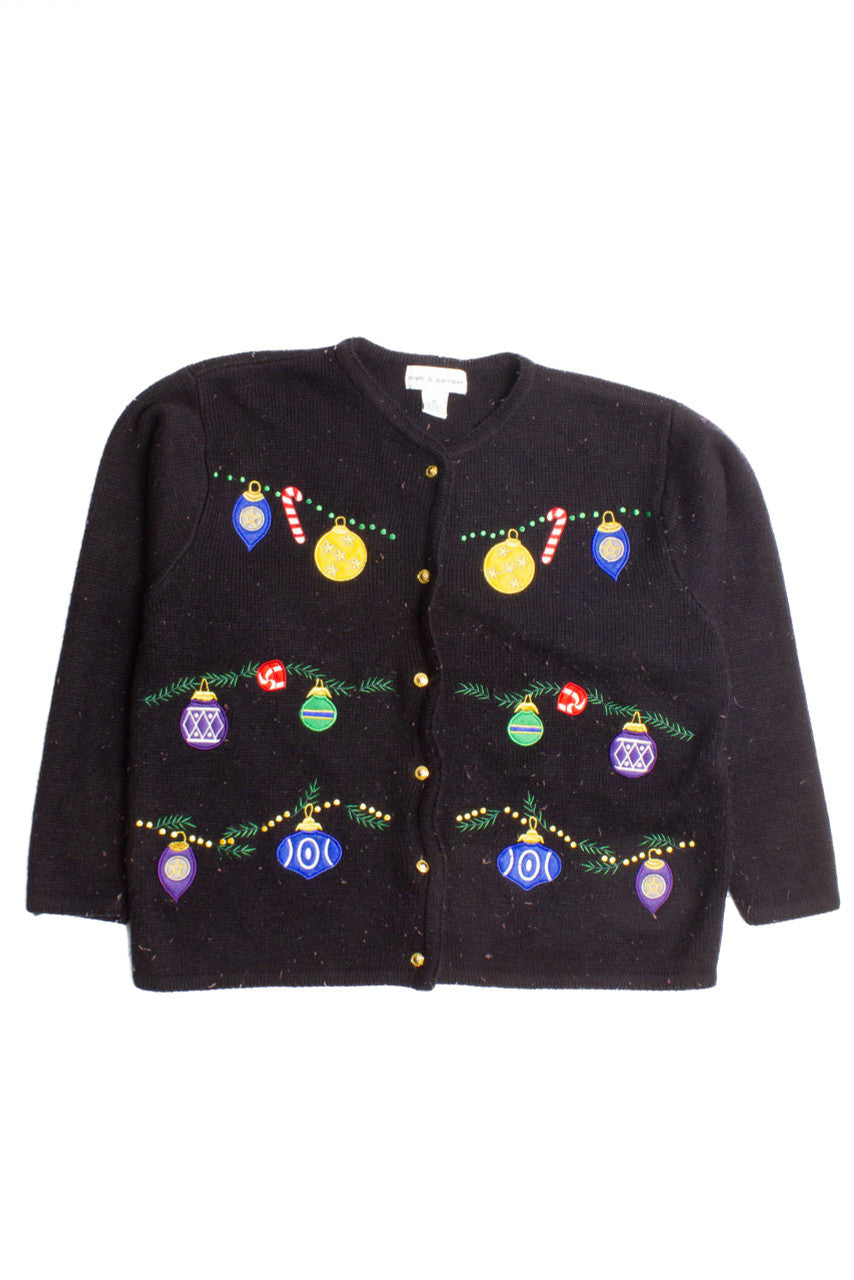 Black Ugly Christmas Cardigan 60259