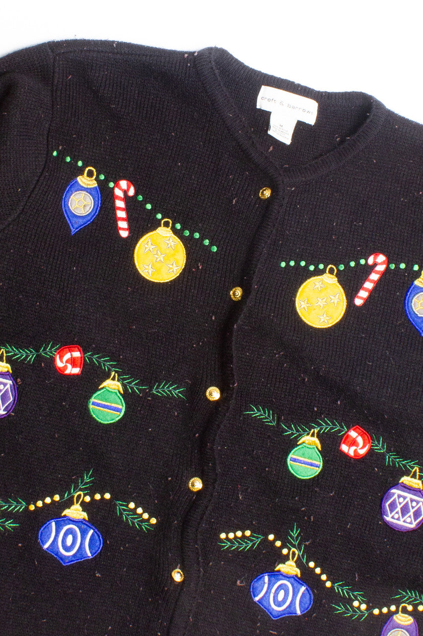 Black Ugly Christmas Cardigan 60259