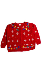 Red Ugly Christmas Cardigan 60296