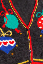 Black Ugly Christmas Cardigan 60260