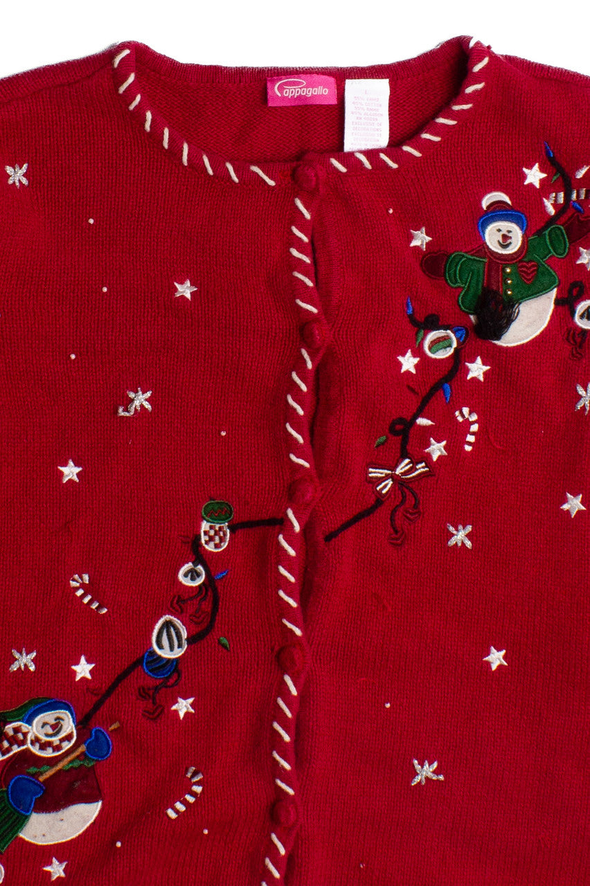 Red Ugly Christmas Cardigan 60266