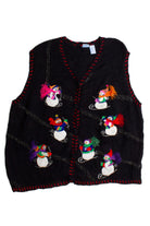 Black Ugly Christmas Vest 60313