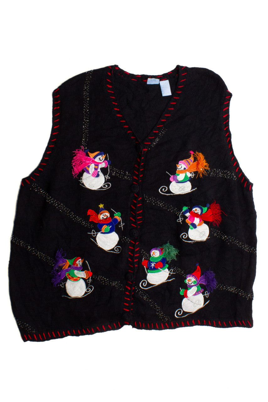 Black Ugly Christmas Vest 60313