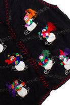 Black Ugly Christmas Vest 60313