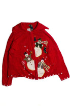 Red Ugly Christmas Cardigan 60320