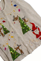 White Ugly Christmas Cardigan 60323