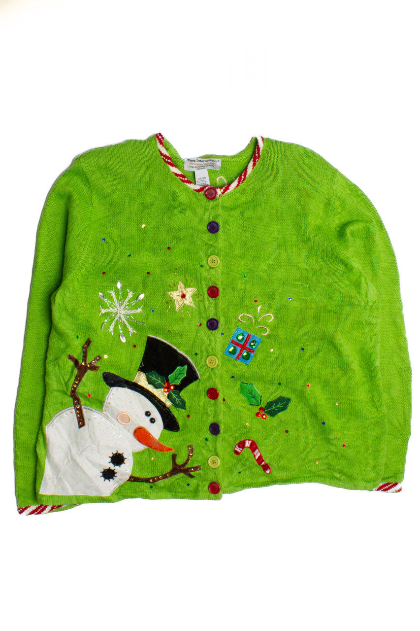 Green Ugly Christmas Cardigan 60344
