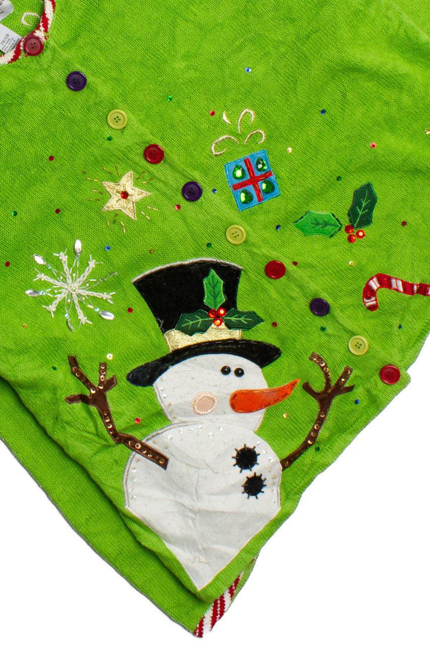 Green Ugly Christmas Cardigan 60344