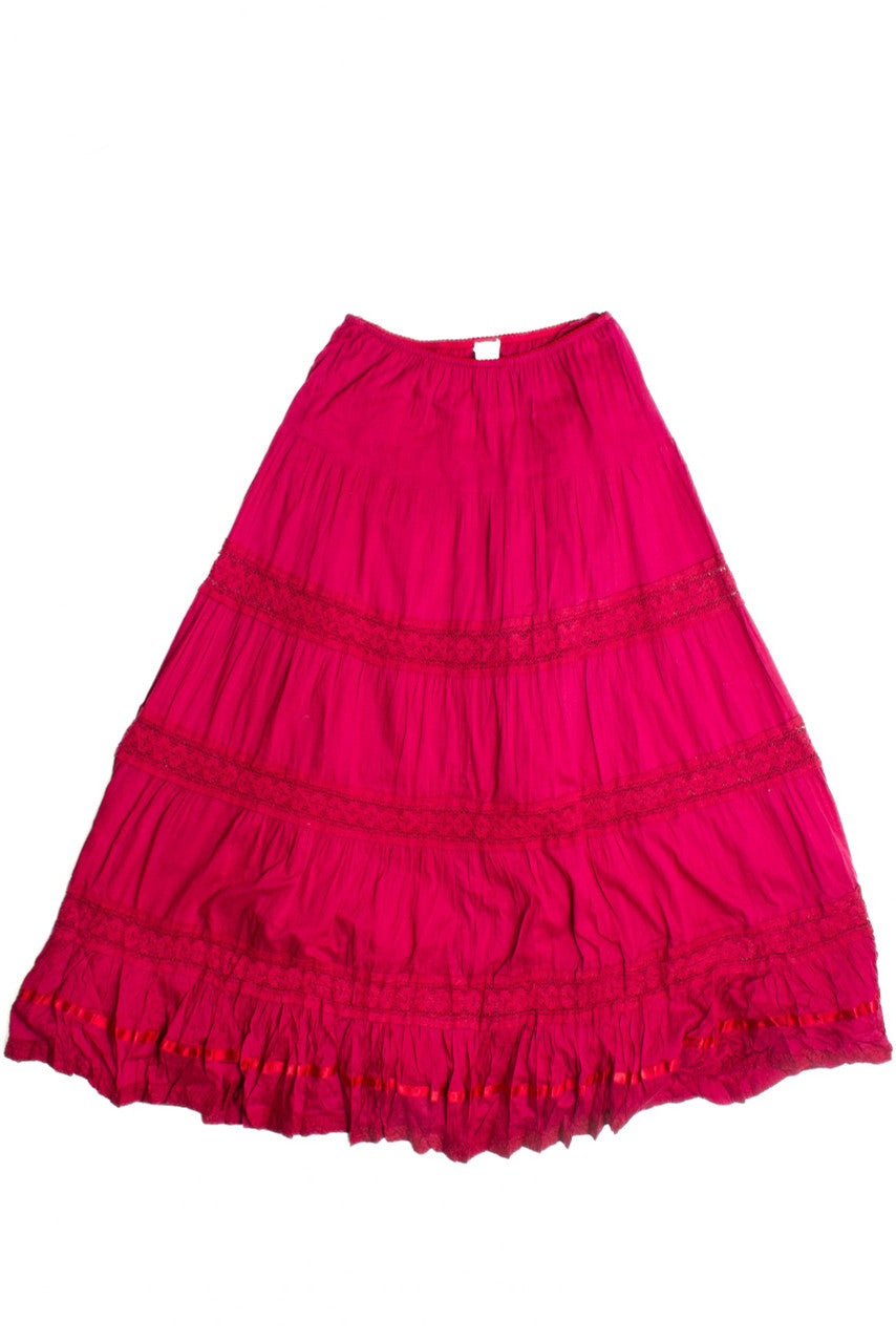 Vintage Burgundy Skirt (2000s)