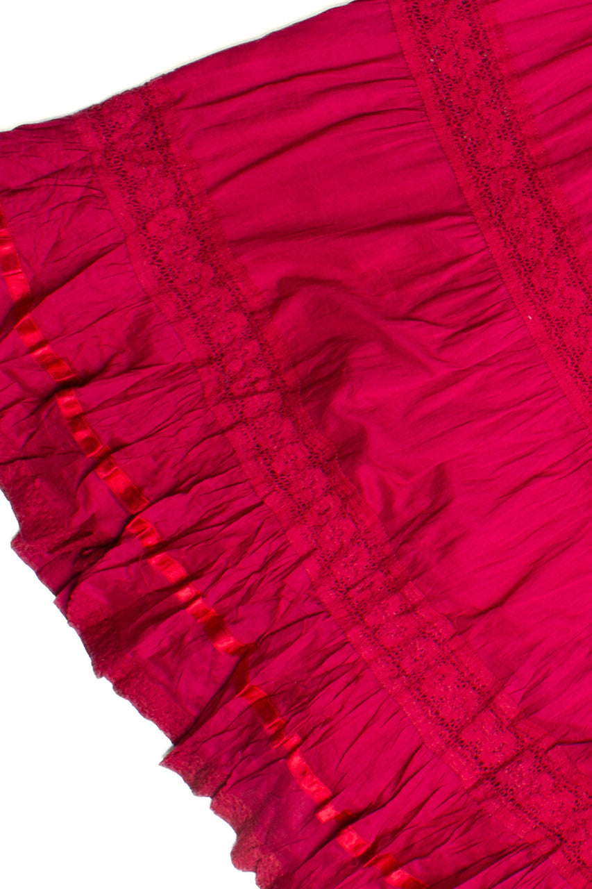 Vintage Burgundy Skirt (2000s)