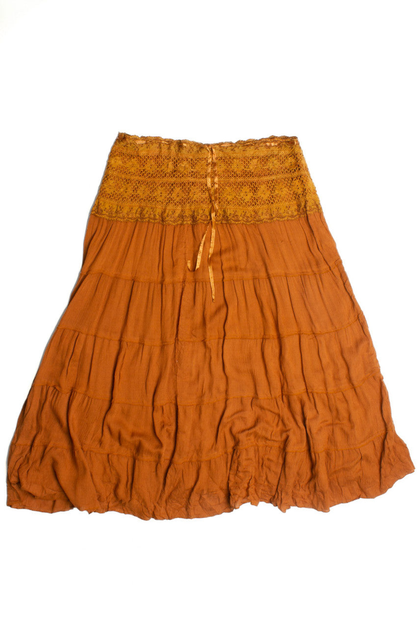 Vintage Gold Skirt (2000s)