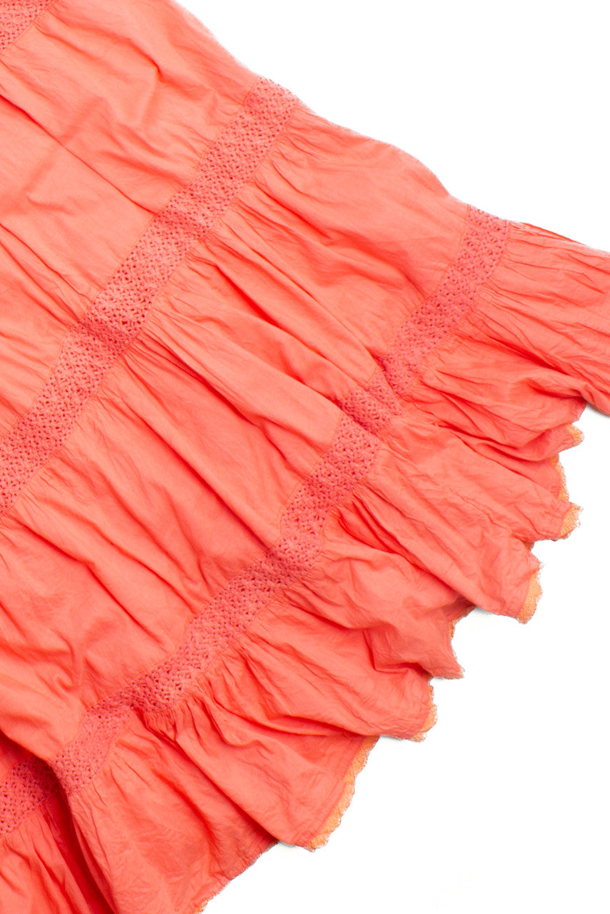 Vintage Orange Free Spirit Skirt (2000s)