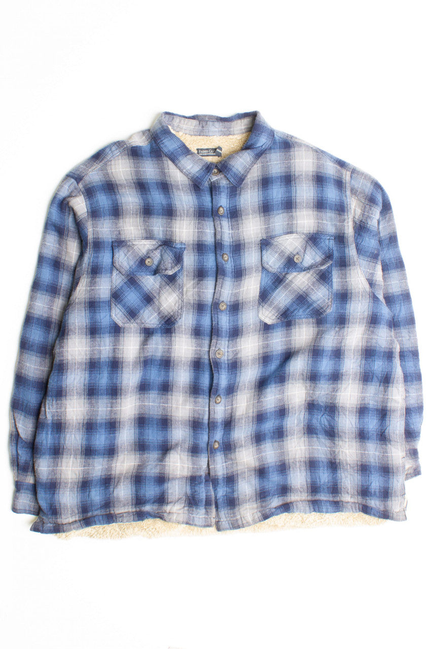Vintage Blue Flannel Jacket (2000s)