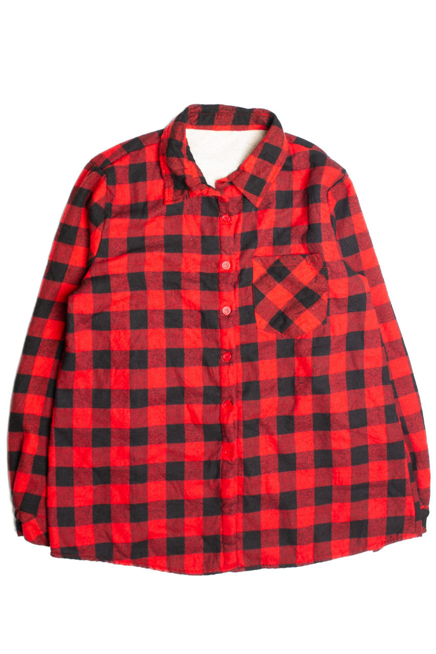 Vintage Red Flannel Shacket (2000s) 1