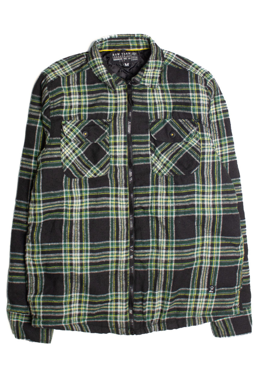 Vintage Raw Yarn Flannel Shacket (1990s)