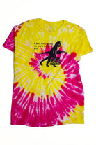 Sunset Gay Cat Tie Dye Screen Print T-Shirt