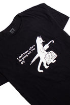 Black Gay Cat Screen Print T-Shirt