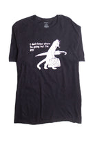 Black Gay Cat Screen Print T-Shirt 2