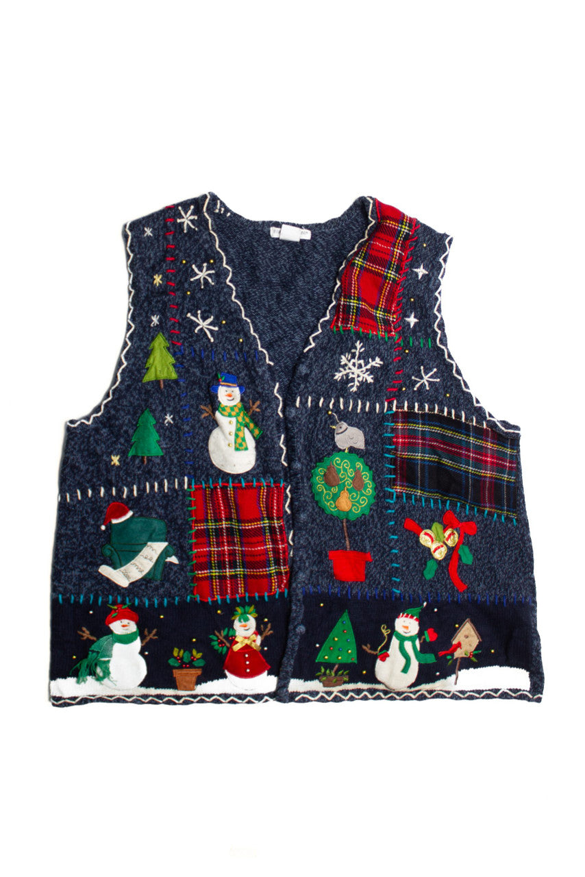 Blue Ugly Christmas Vest 60373