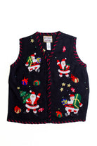 Black Ugly Christmas Vest 60383