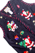 Black Ugly Christmas Vest 60383