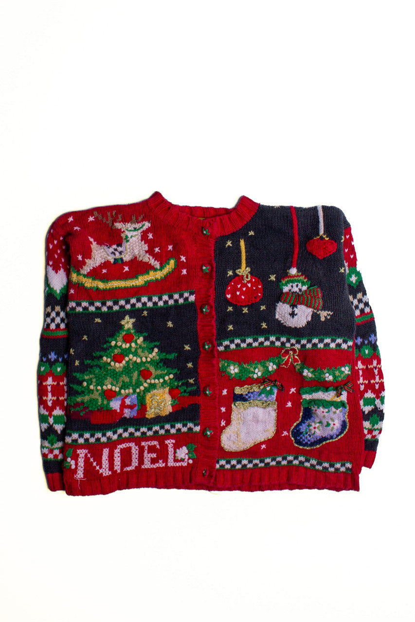 Red Ugly Christmas Cardigan 60384