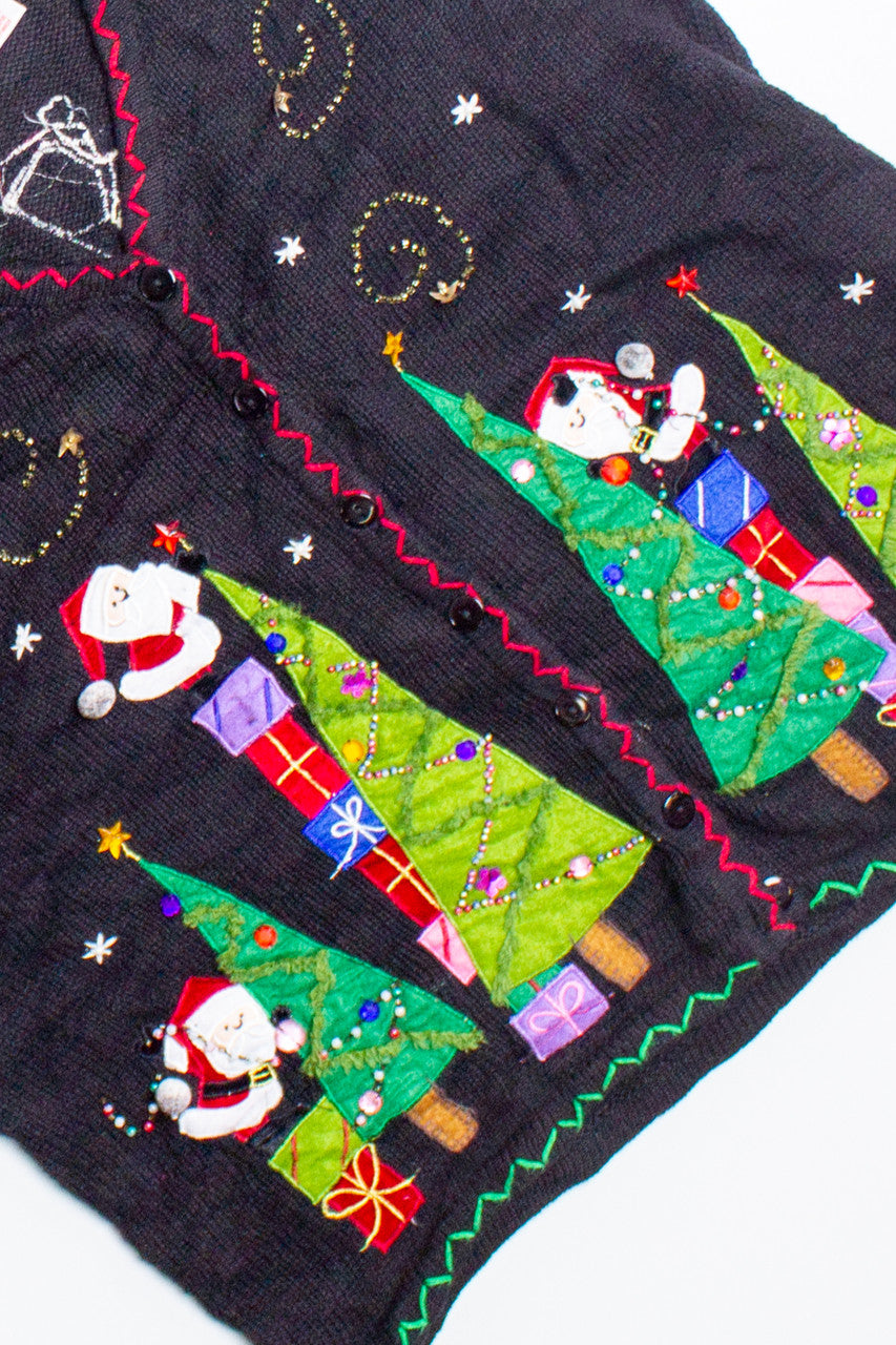 Black Ugly Christmas Vest 60405