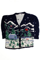 Blue Ugly Christmas Cardigan 60409
