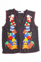 Black Ugly Christmas Vest 60410