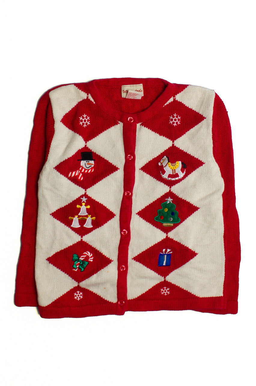Red Ugly Christmas Cardigan 60411