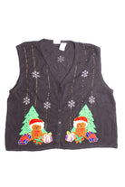 Black Ugly Christmas Vest 60412